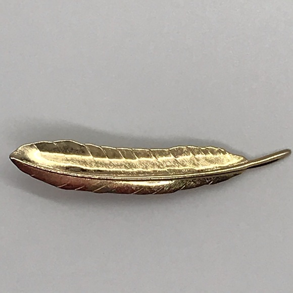 Accessories - VTG Metal Feather Hair Clip